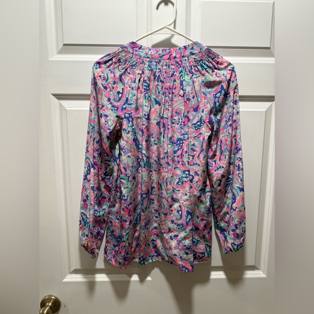 Lilly Pulitzer Elsa Silk Top​​​​ - Picture 4 of 7